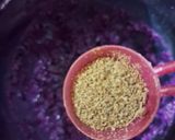 A picture of step 2 of Jamun Popsicles.