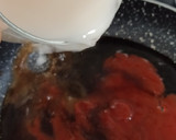 Foto del paso 4 de la receta: Pollo agridulce 🍗 con fideos de arroz 🍜