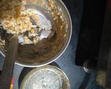 A picture of step 2 of Puri bhaji.