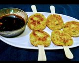 A picture of step 8 of Potato coconut kebabs.