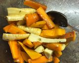 A picture of step 2 of Roasted vegetables: the za’atar mix - vegan.