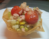 Foto del paso 2 de la receta: Flores de pasta filo
