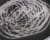 A picture of step 4 of Jallar Appam (net appam) With Chicken Curry.