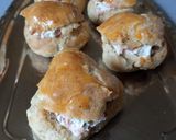 Une image de l'étape 6 de Petits choux apéritifs au saumon.