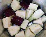 A picture of step 1 of EGGPLANT KABULI CHANA MASALA...