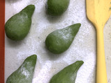 抹茶核桃白巧克力麵包