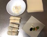 A picture of step 2 of Beans Fried Roll.