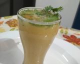 A picture of step 2 of Sattu-onion smoothie.