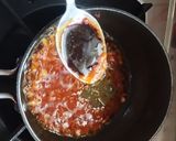 A picture of step 3 of Soya chunks dry Manchurian.