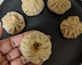 A picture of step 6 of Vegetable Wheat Momos.