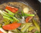A picture of step 4 of Braised Pork Ribs w/ Pickled Mustard Greens | Sườn Kho Cải Chua.