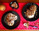 Foto del paso 3 de la receta Peras asadas con yogur griego y granola casera