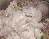 A picture of step 5 of White chicken karahi.