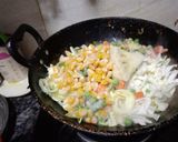 A picture of step 1 of Mix frozen vegetable without onion garlic.