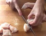 Foto del paso 1 de la receta Brochetas de pollo al curry