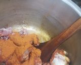 A picture of step 1 of Chicken nihari.