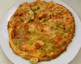A picture of step 8 of Edamame and Tomato Frittata – Easy Lunchbox Recipe.