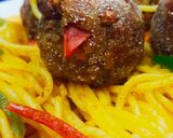 A picture of step 12 of Spaghetti meatballs.