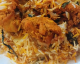 A picture of step 9 of Chicken tikka biryani.