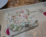 A picture of step 3 of Continental veggietable sandwiches.
