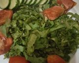 A picture of step 4 of Garlic Chicken salad.