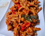 Foto langkah ke 4 dari resep Usus Ayam Pedas ala Warteg.