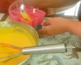 A picture of step 1 of Mango Kesar Kulfi.