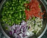 A picture of step 2 of Rice flour veg & dryfruits Uttapam.