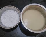 A picture of step 1 of Falahari dosa (Navratri special).