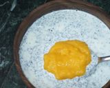 A picture of step 3 of Mango pudding.