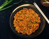 A picture of step 16 of Schezwan Fried Rice.