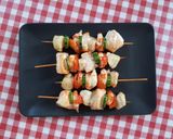 A picture of step 3 of Seafood Skewers with Scallops.