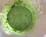 A picture of step 3 of Celery Leaf Pesto.