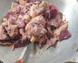 Hình bước làm 2 của món Vịt xào rừng