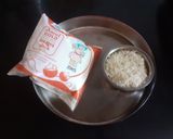 A picture of step 1 of Kesar Rice Pudding.