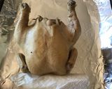 A picture of step 2 of California Farm Cornish Rock Hen in Crust.