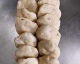A picture of step 2 of Samosa roll chat.