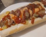 Foto del paso 7 de la receta: Sándwich de cerdo y ensalada fresca🥙🌯🍖