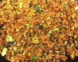 A picture of step 7 of Roti Upma.