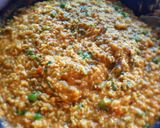 A picture of step 4 of Kathiyawadi Masala Khichdi.