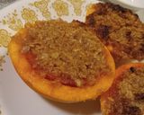 A picture of step 5 of Baked Grapefruit with Oatmeal Crumble.