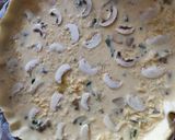 Une image de l'étape 3 de Quiche Guanciale, Champignons et Comté.