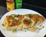 गार्लिक ब्रेड(garlic bread recipe in hindi) रेसिपी चरण 4 फोटो