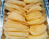 Gambar langkah 1 resipi Potato au gratin.