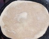 A picture of step 2 of Roti with chicken salan.
