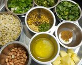 A picture of step 1 of Bajri Khichdi.