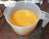 Foto del paso 1 de la receta Sorbete de batido de papaya, nectarina y zumo de naranja
