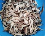 Foto langkah ke 1 dari resep Nasi Bakar Tongkol Suwir.