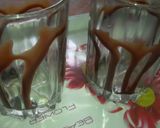 A picture of step 3 of Chocolate shake.