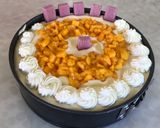 A picture of step 5 of Mango no bake icebox cake.
